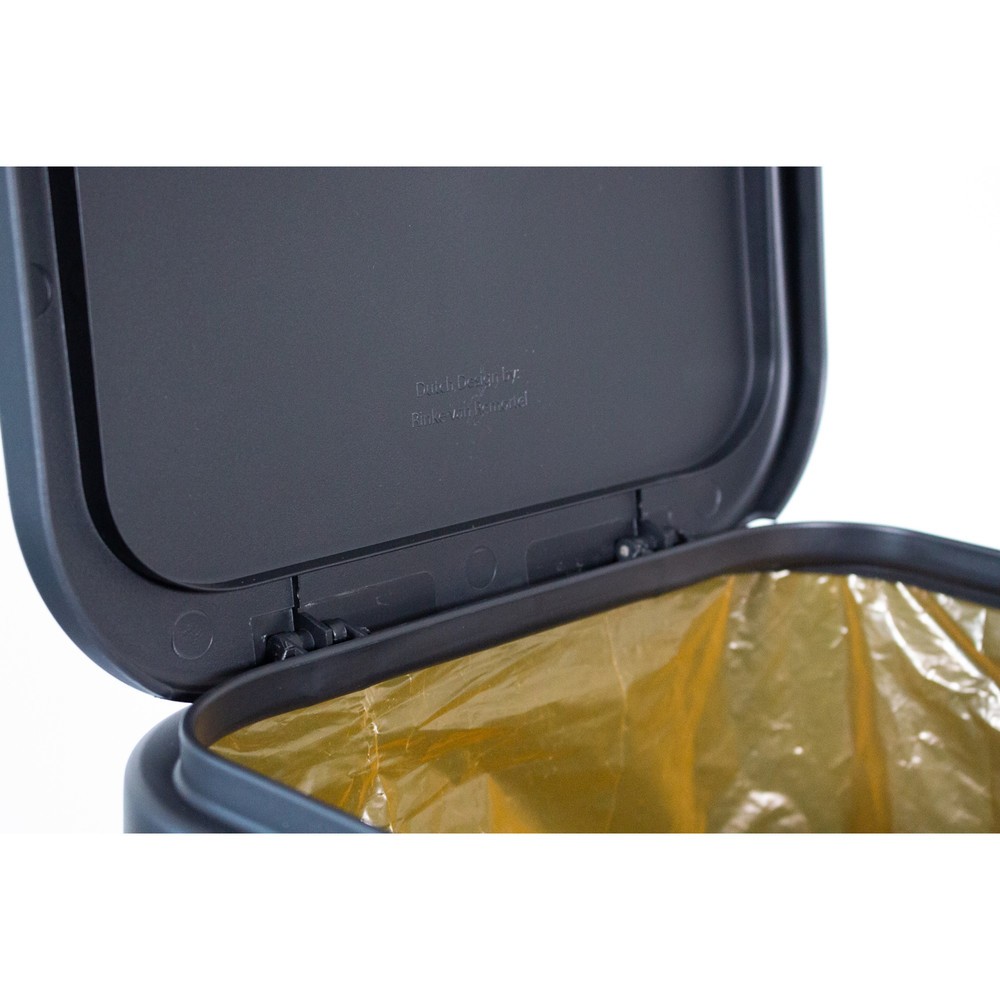 Productafbeelding nr. 3: Afvalbak BON TON Circubin, van 100% gerecycled polypropyleen, 40 liter, met deksel, antraciet