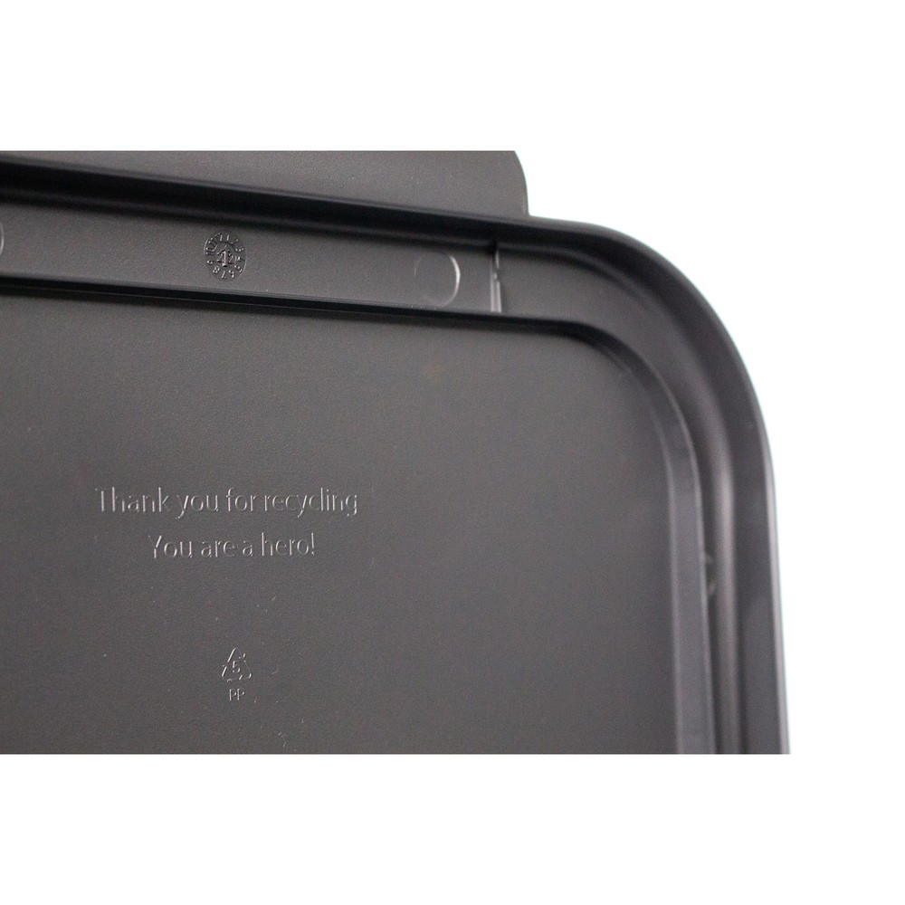 Productafbeelding nr. 4: Afvalbak BON TON Circubin, van 100% gerecycled polypropyleen, 40 liter, met deksel, antraciet