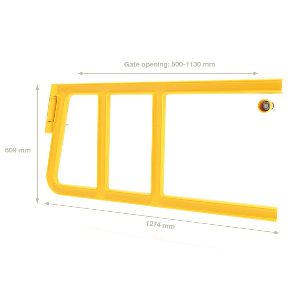 Productafbeelding nr. 4: Veiligheidsdeur voor veiligheidshek BOPLAN® Double Axes Gate®, voor binnen en buiten, voor 1.130 mm deuropening