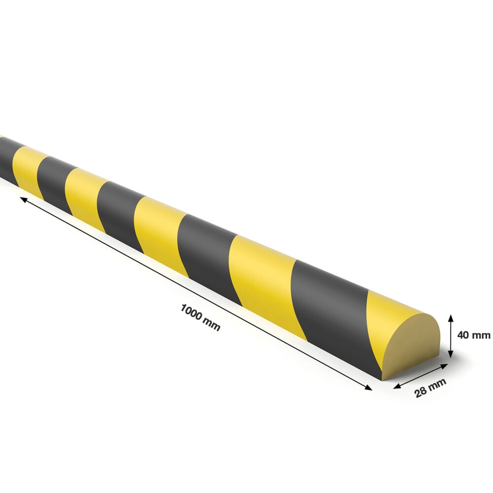 Productafbeelding nr. 2: Stootbescherming BOPLAN® Teddy Pro® FR28 voor binnenoppervlakken, zelfklevend, rond, hxl 28 x 1.000 mm