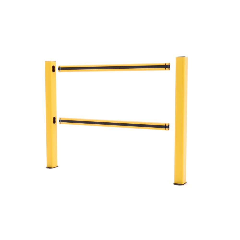 Productafbeelding nr. 4: Veiligheidshek BOPLAN® Flex Impact® HD Light, geel / zwart, voor binnen, hxl 1.145 x 1.250 mm