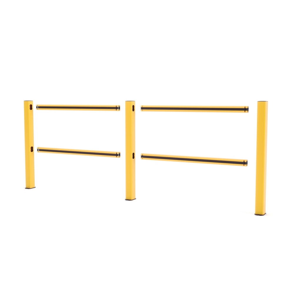 Productafbeelding nr. 5: Veiligheidshek BOPLAN® Flex Impact® HD Light, geel / zwart, voor binnen, hxl 1.145 x 2.500 mm