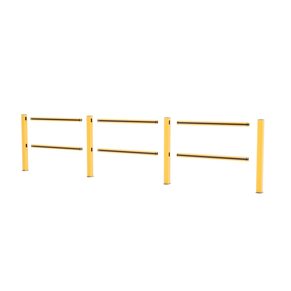 Productafbeelding nr. 5: Veiligheidshek BOPLAN® Flex Impact® HD Light, geel / zwart, voor binnen, hxl 1.145 x 3.750 mm
