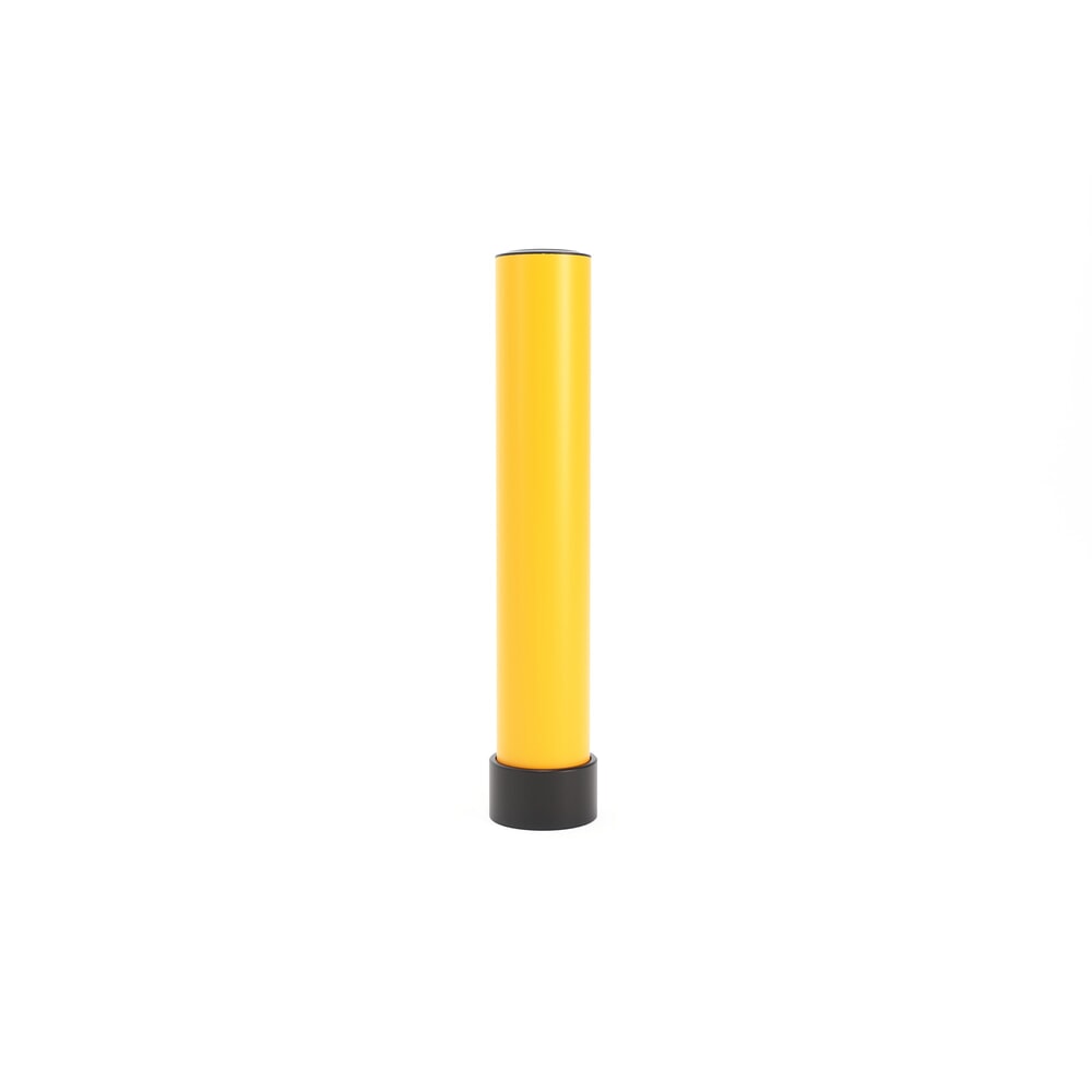 Product afbeelding: Beschermpaal BOPLAN® Flex Impact® BO125L EV voor de bescherming van laadstations, voor binnen en buiten, hoogte 750 mm, verzinkte grondplaat, geel