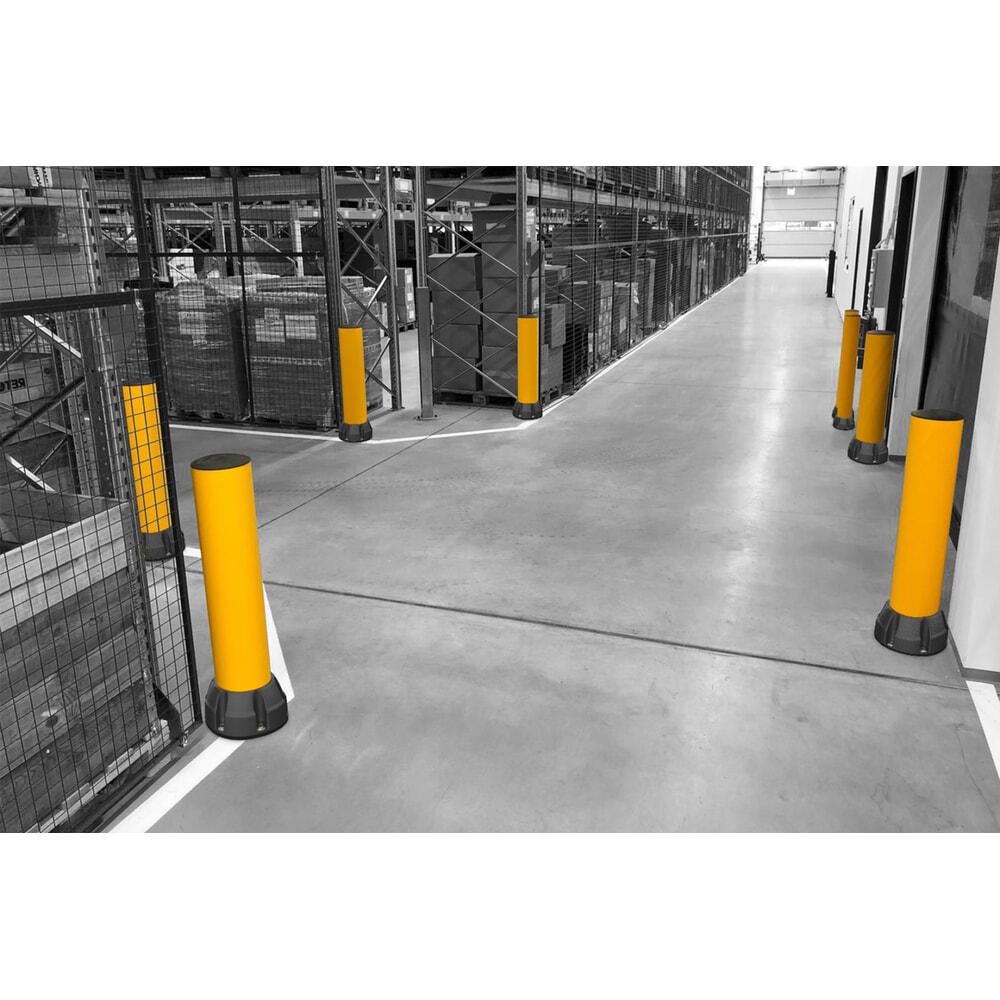 Productafbeelding nr. 2: Beschermpaal BOPLAN® Flex Impact® BO170B, voor binnen en buiten, hoogte 1.200 mm, geel