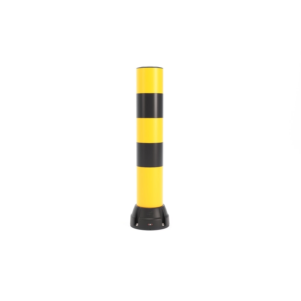 Product afbeelding: Beschermpaal BOPLAN® Flex Impact® BO170B, voor binnen en buiten, hoogte 1.000 mm, geel / zwart