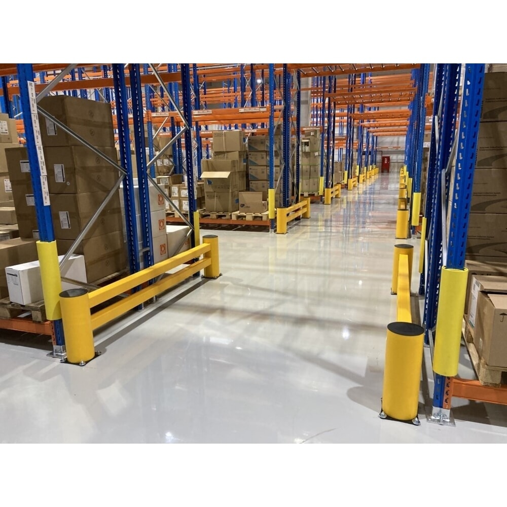 Productafbeelding nr. 4: Veiligheidshek BOPLAN® Flex Impact® RE Rack End, lengte 1.200 mm, geel