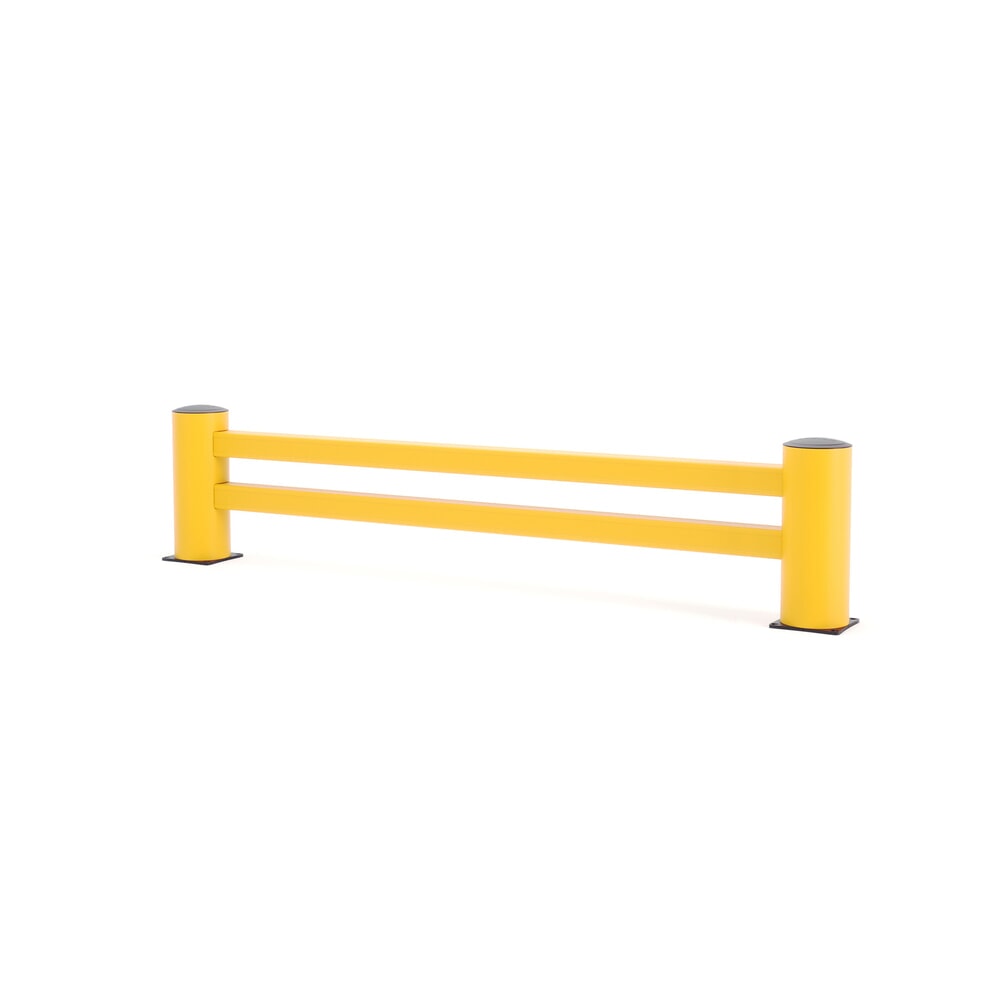 Productafbeelding nr. 1: Veiligheidshek BOPLAN® Flex Impact® RE Rack End, lengte 2.500 mm, geel