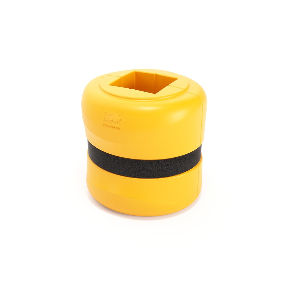 Product afbeelding: Aanrijbescherming voor pilaren BOPLAN® Flex Impact® KP Protector, hoogte 500 mm, voor pilaarafmetingen (bxd) 200 x 200 mm, geel
