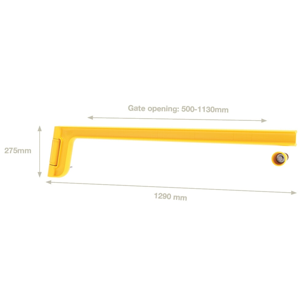 Productafbeelding nr. 3: Veiligheidsdeur voor veiligheidshek BOPLAN® Single Axes Gate®, voor binnen en buiten, voor 1.130 mm deuropening