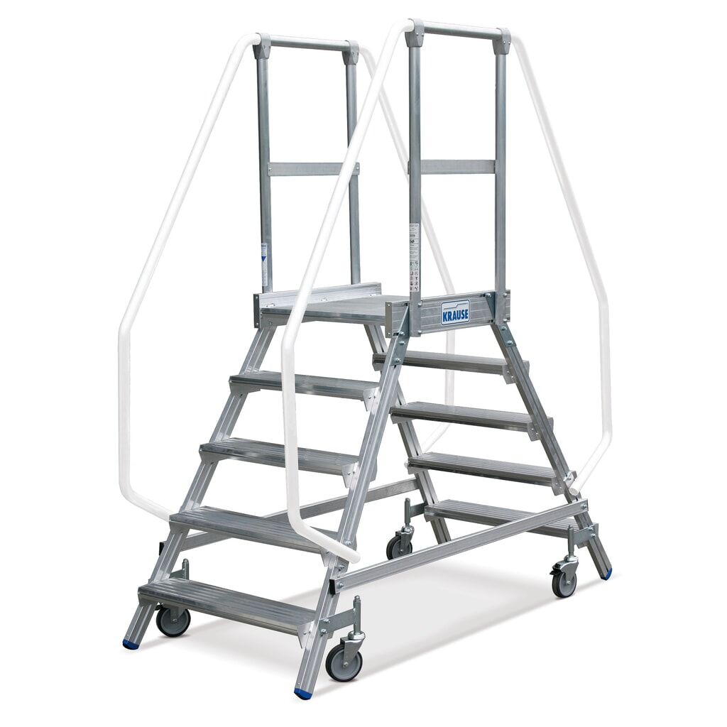 Product afbeelding: Bordestrap KRAUSE®, 2-zijdig, verrijdbaar, stahoogte 0,70 m