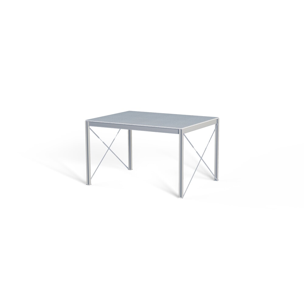 Productafbeelding nr. 3: Bordestrap voor modulair entresolsysteem, uitstap links, lichtgrijs