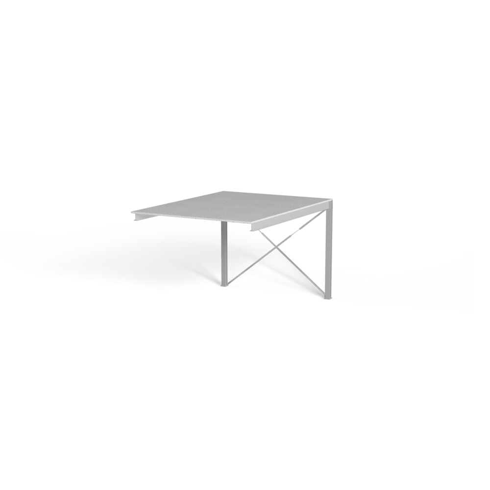 Productafbeelding nr. 7: Bordestrap voor modulair entresolsysteem, uitstap links, lichtgrijs