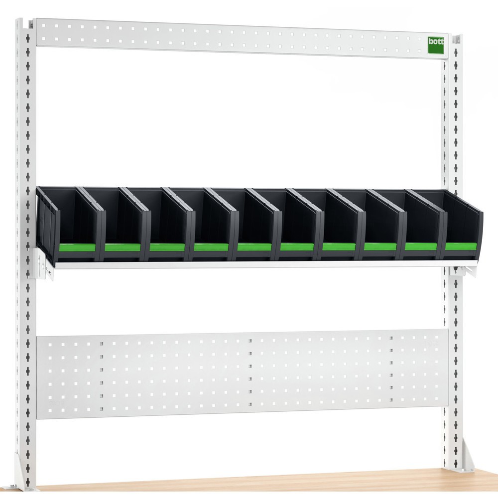 bott verso opbergframeset A6, sleufplaat, plank, 10 bott boxen