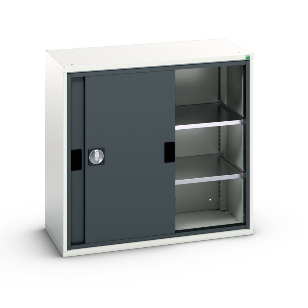 Product afbeelding: bott verso schuifdeurkast, met 2 legborden, B x D x H: 1.050 x 550 x 1.000 mm