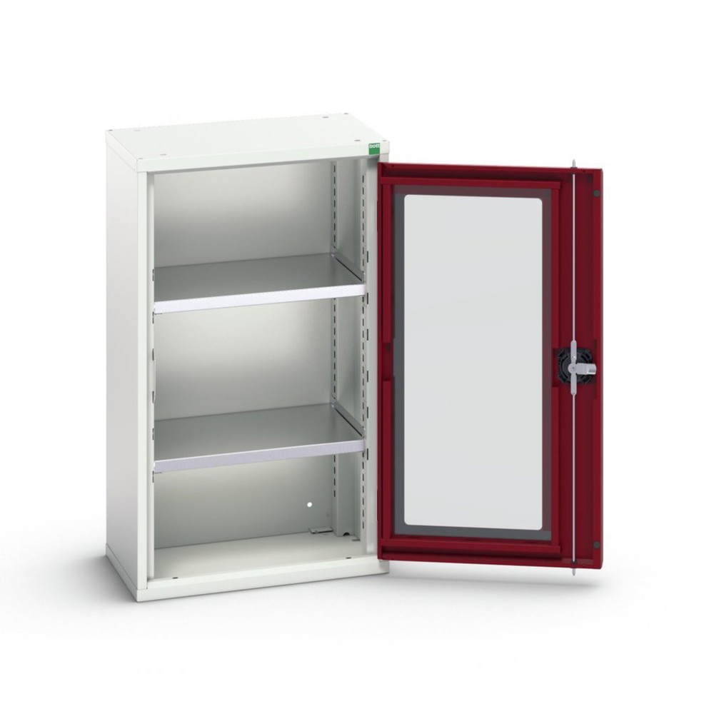 Product afbeelding: bott verso draaideurkast met kijkvenster, met 2 legborden, B x D x H: 525 x 350 x 900 mm