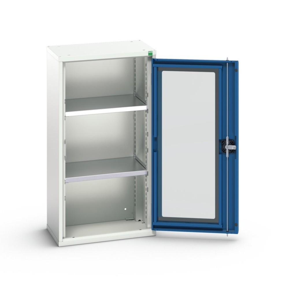 Productafbeelding nr. 1: bott verso draaideurkast met kijkvenster, met 2 legborden, B x D x H: 525 x 350 x 1.000 mm