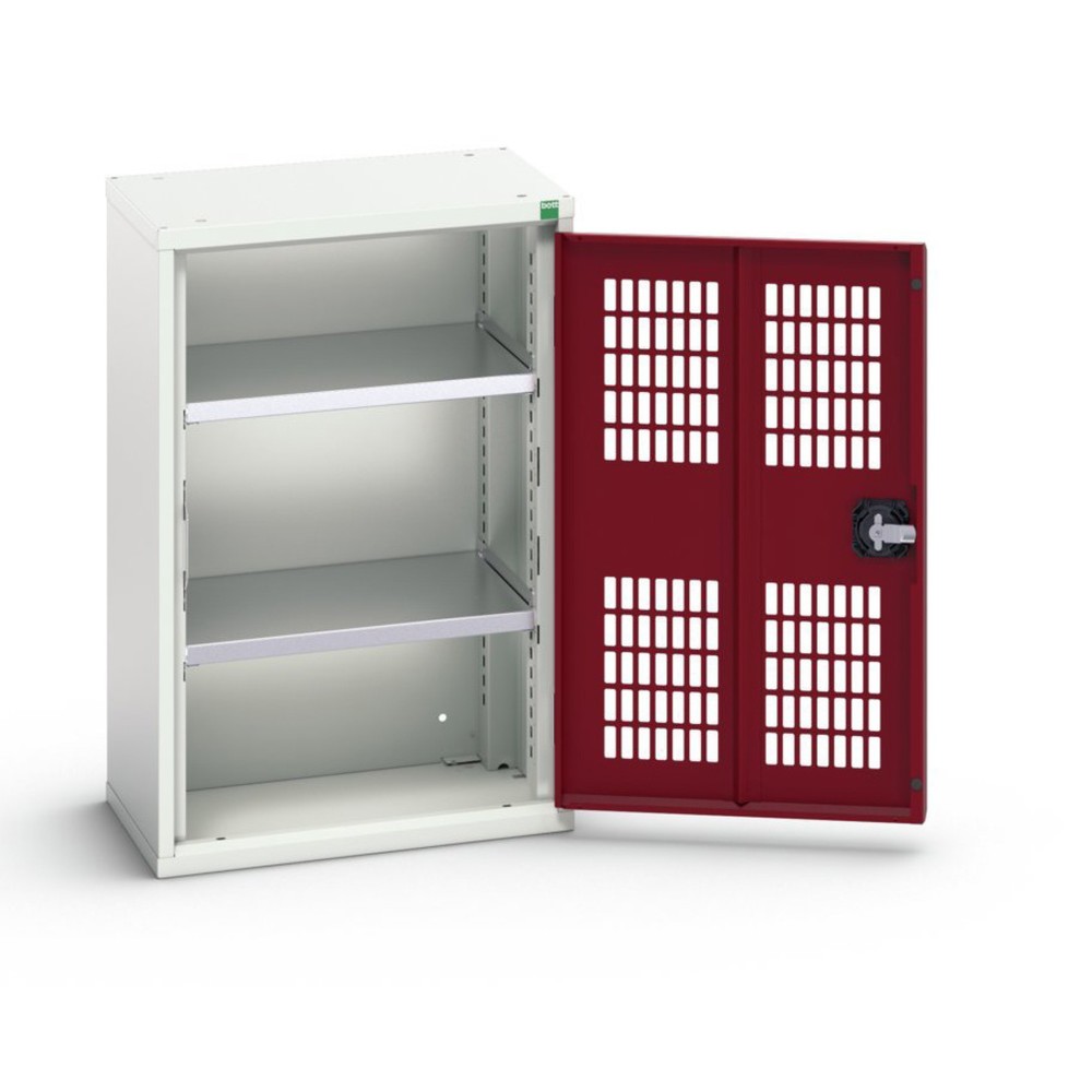 Product afbeelding: bott verso draaideurkast met ventilatie, met 2 legborden, B x D x H: 525 x 350 x 800 mm
