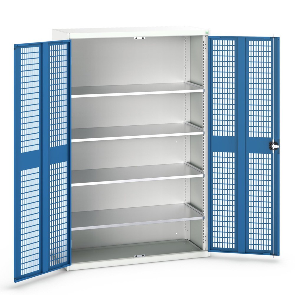 Productafbeelding nr. 1: bott verso draaideurkast met ventilatie, met 4 legborden, B x D x H: 1.300 x 550 x 2.000 mm