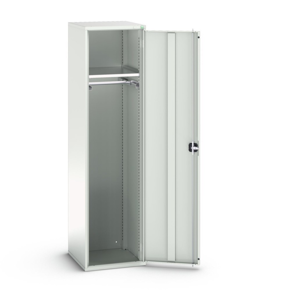 Product afbeelding: bott verso garderobekast, met 1 legbord en 1 kledingstang, B x D x H: 525 x 550 x 2.000 mm