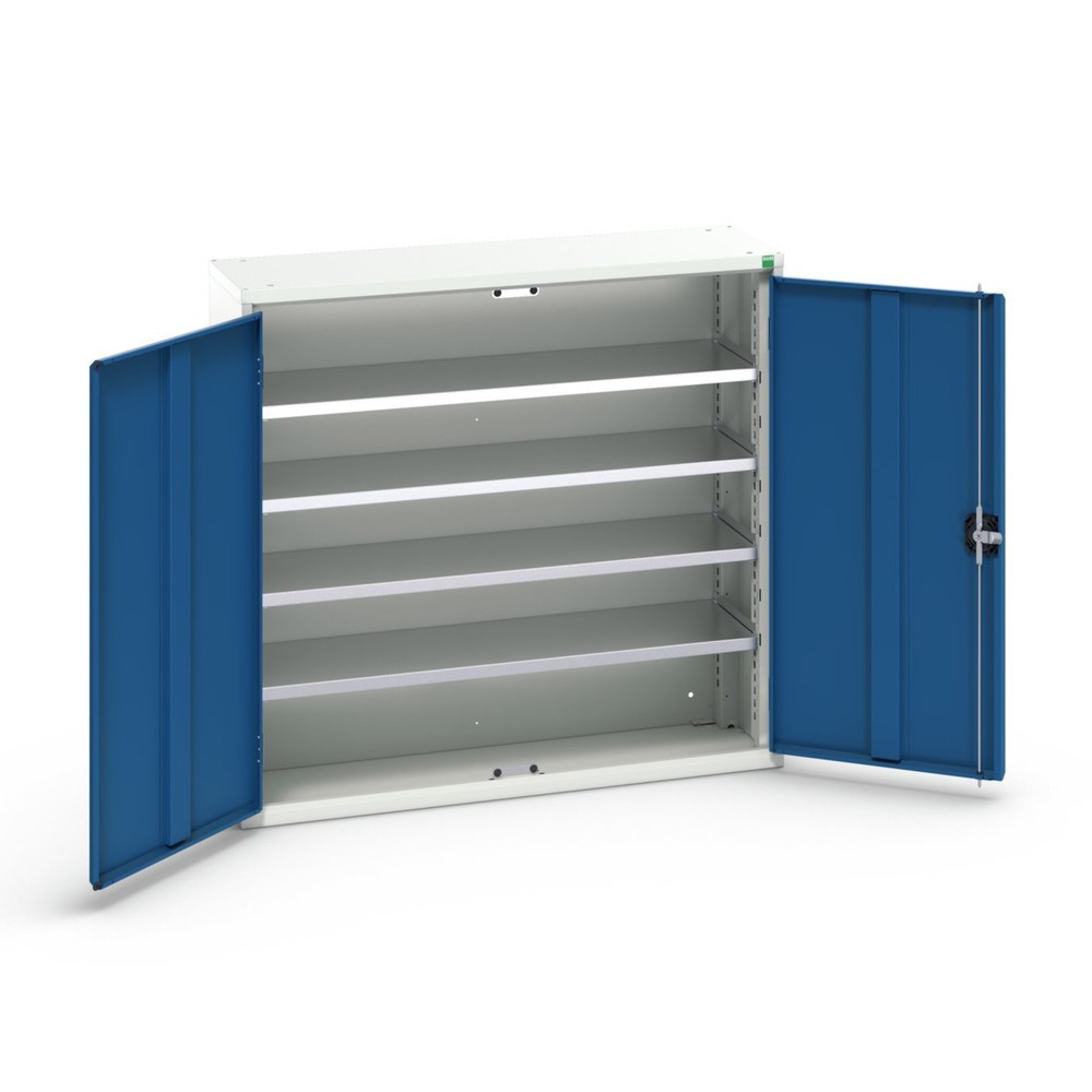 Product afbeelding: bott verso opbergkast, met 4 legborden en 30 bakken, B x D x H: 1.050 x 350 x 1.000 mm