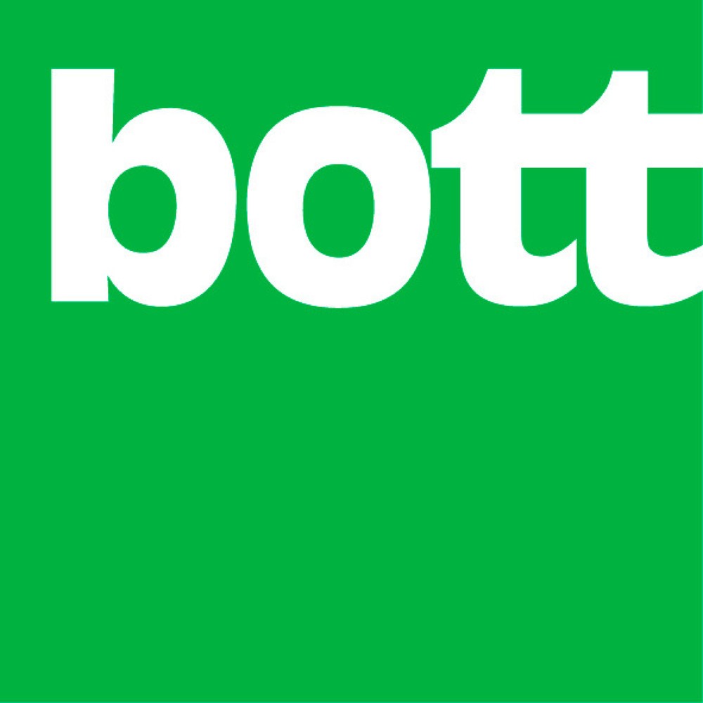 Product afbeelding: bott verso opbergkast, met 8 legborden en 36 bott boxen, B x D x H: 1.050 x 350 x 1.000 mm