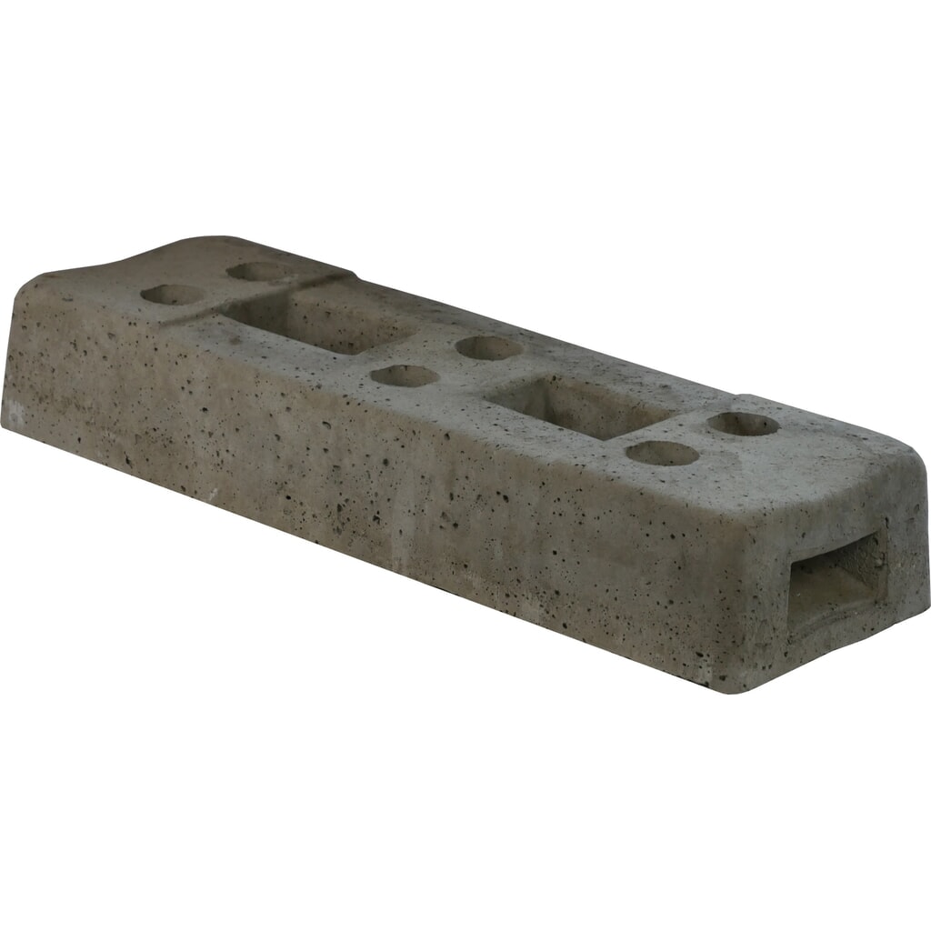 Bouwhekvoet Schake, beton, 6 gaten, 36 kg Product afbeelding: Bouwhekvoet Schake, beton, 6 gaten, 36 kg