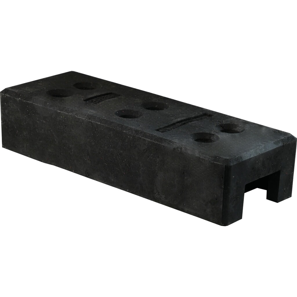 Product afbeelding: Bouwhekvoet Schake, gerecyclede kunststof, 6 gaten, 24 kg