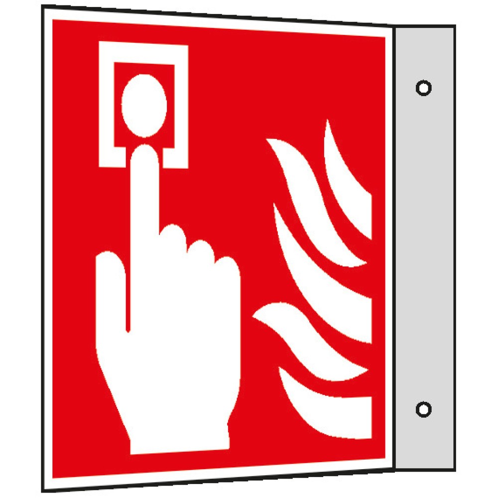 Product afbeelding: Brandmelder (handmatig), vaan, hxb 150 x 150 mm
