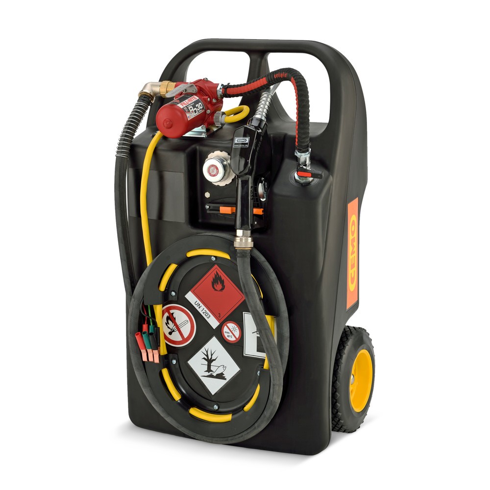 Productafbeelding nr. 1: Brandstoftrolley CEMO van PE, 60 l, met elektrische pomp