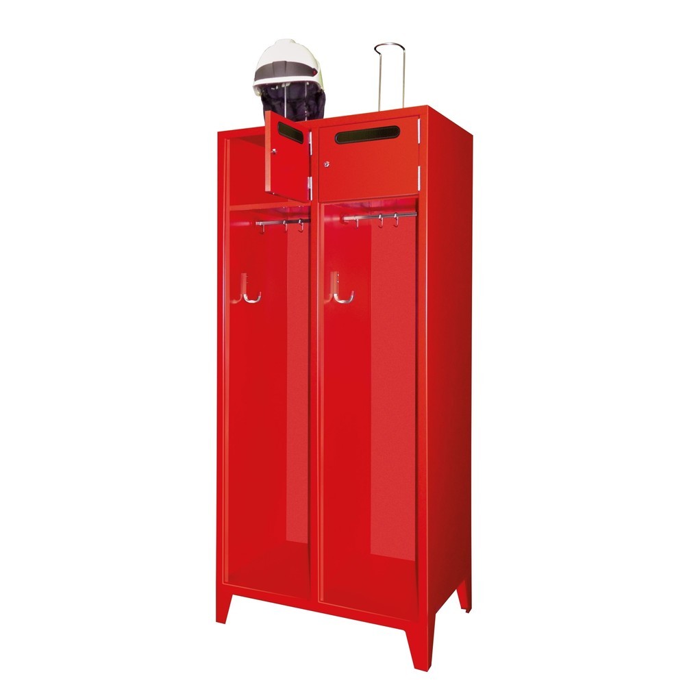 Product afbeelding: Brandweerkast PAVOY met poten + inwerpgleuf, hxbxd 1.850 x 830 x 500 mm