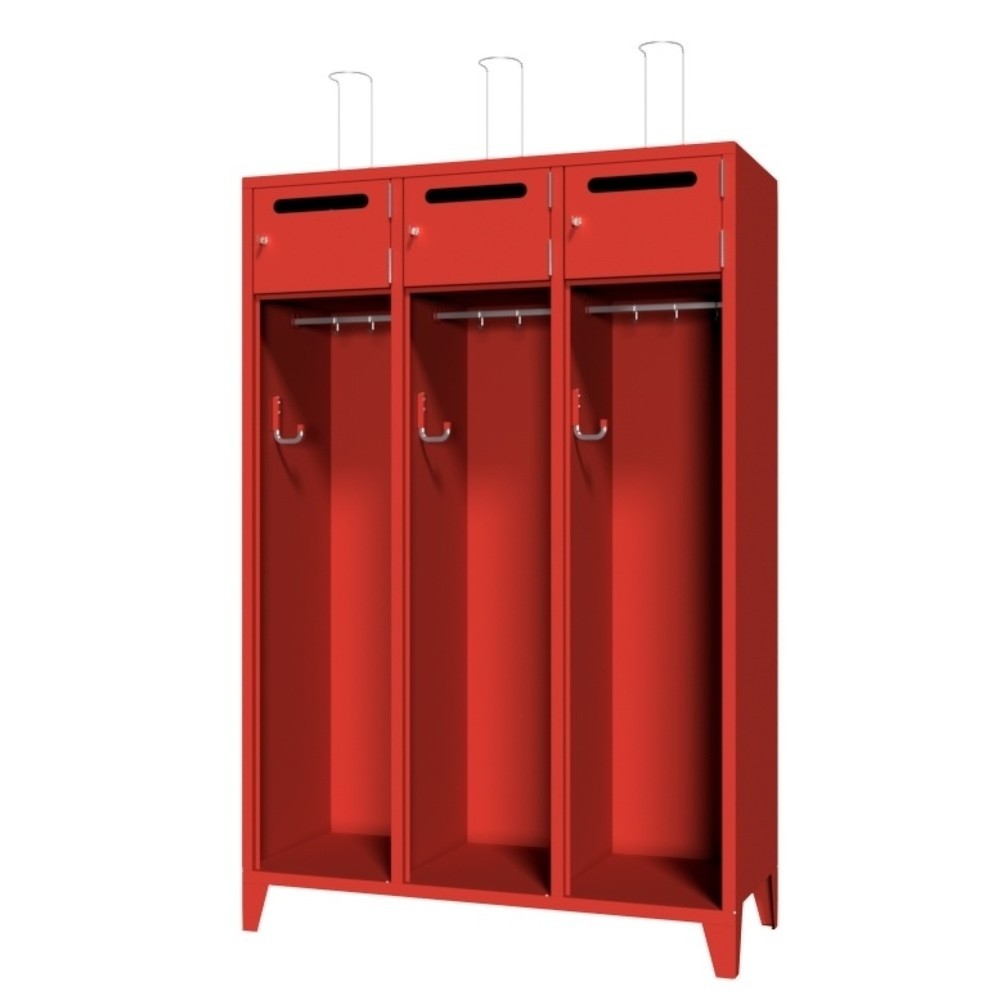 Productafbeelding nr. 2: Brandweerkast PAVOY met poten + inwerpgleuf, hxbxd 1.850 x 1.230 x 500 mm