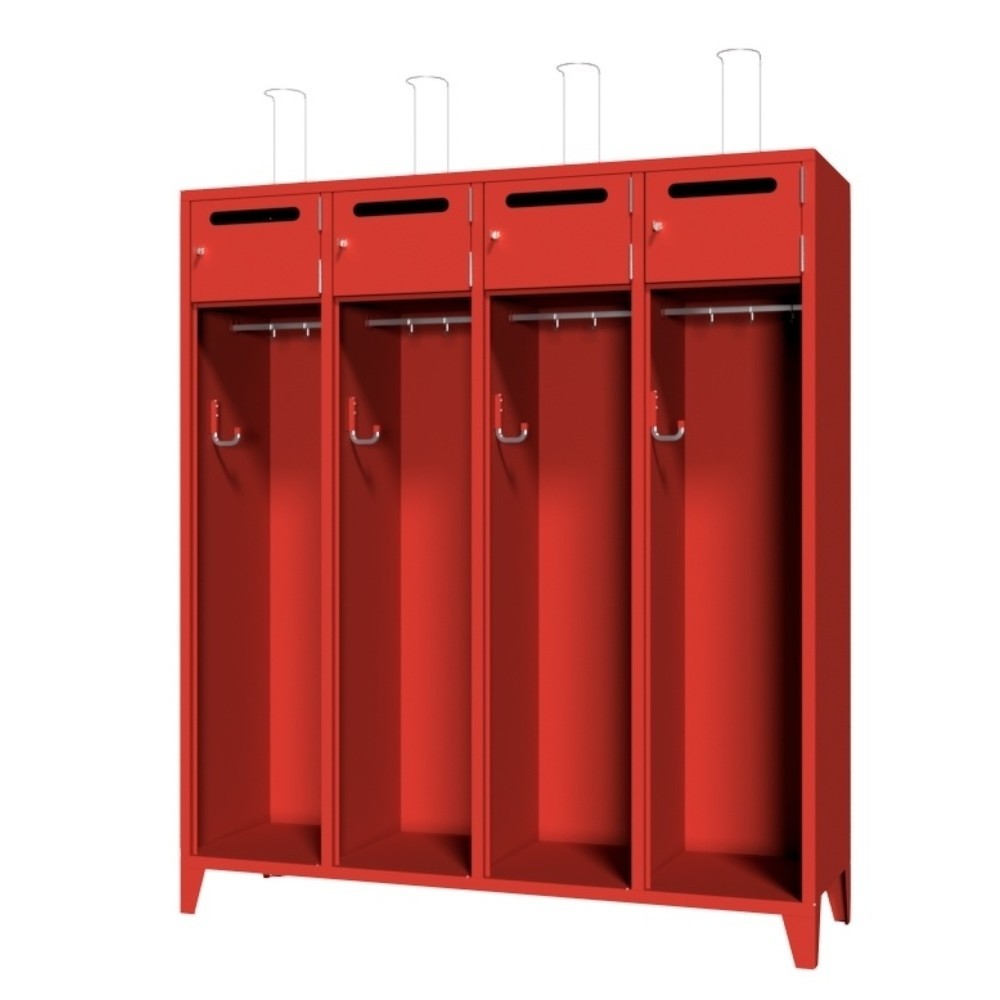 Productafbeelding nr. 1: Brandweerkast PAVOY met poten + inwerpgleuf, hxbxd 1.850 x 1.630 x 500 mm