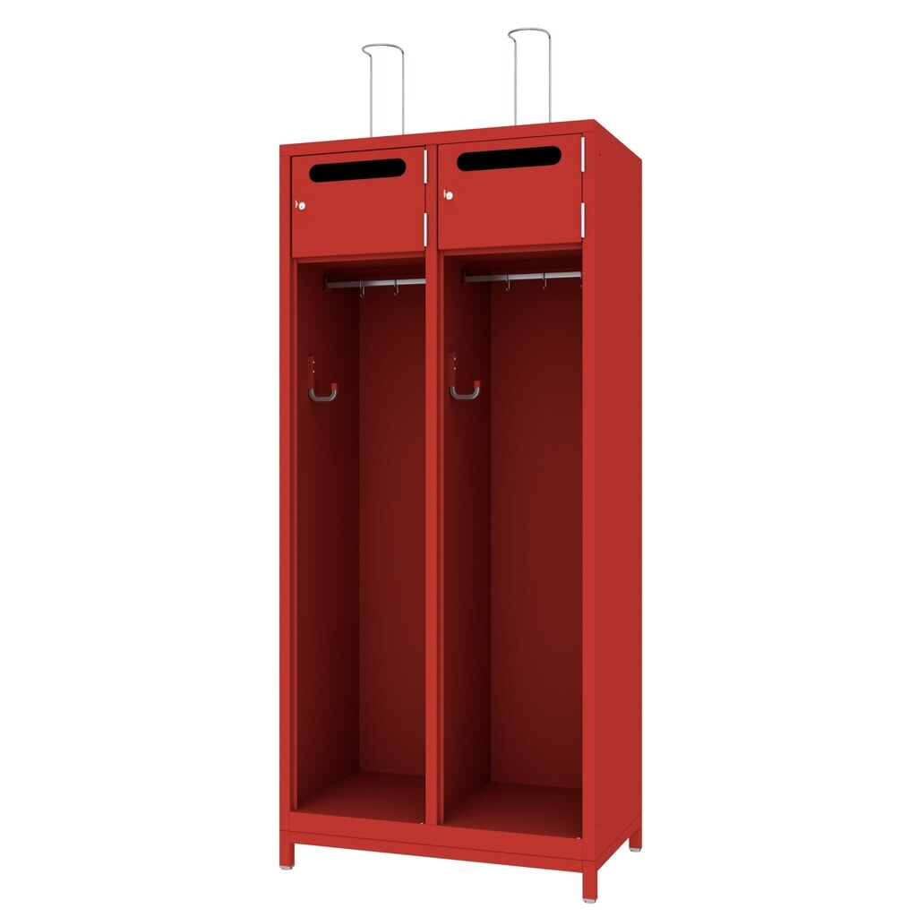 Brandweerkast PAVOY met stelvoetjes + inwerpgleuf, h x b x d 1.850 x 830 x 500 mm Product afbeelding: Brandweerkast PAVOY met stelvoetjes + inwerpgleuf, h x b x d 1.850 x 830 x 500 mm