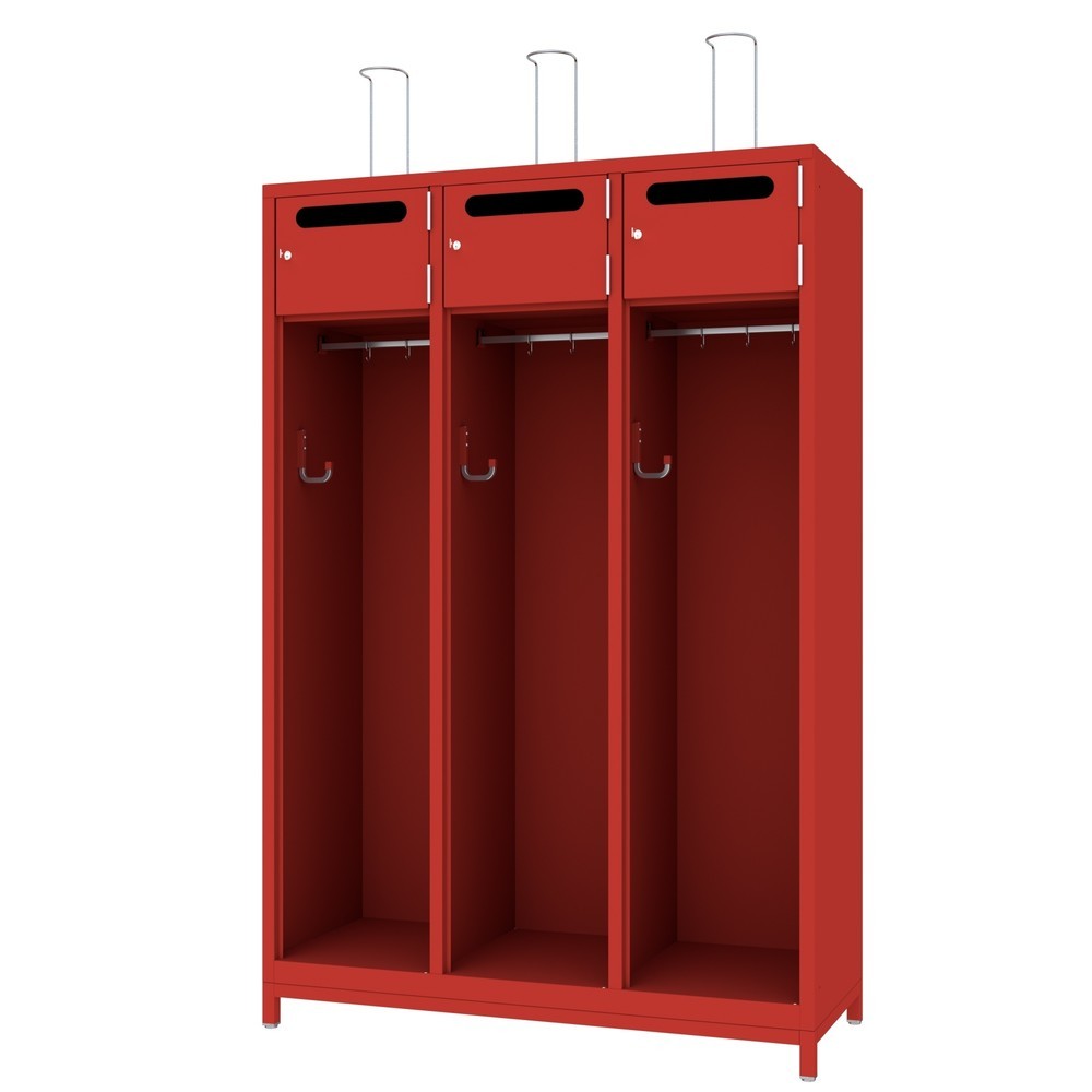 Productafbeelding nr. 1: Brandweerkast PAVOY met stelvoetjes + inwerpgleuf, h x b x d 1.850 x 1.230 x 500 mm