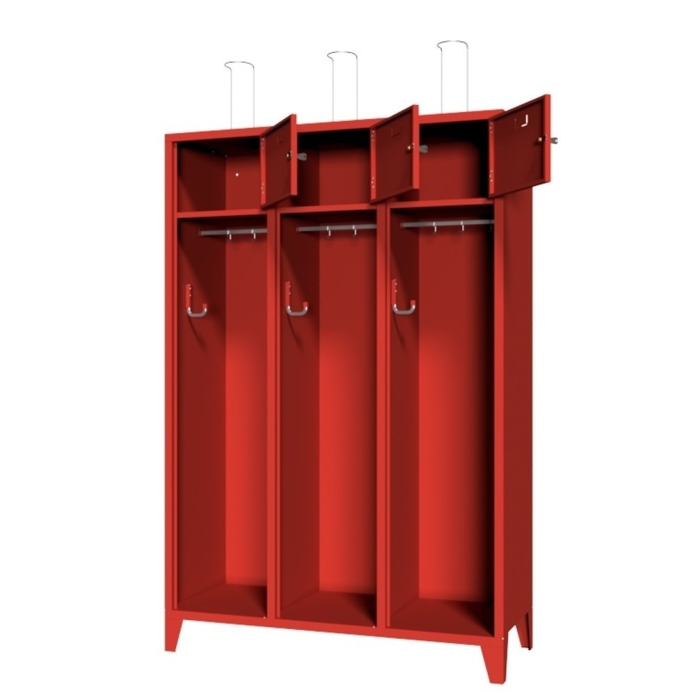 Productafbeelding nr. 2: Brandweerkast PAVOY met poten + etikethouder, h x b x d 1.850 x 1.230 x 500 mm