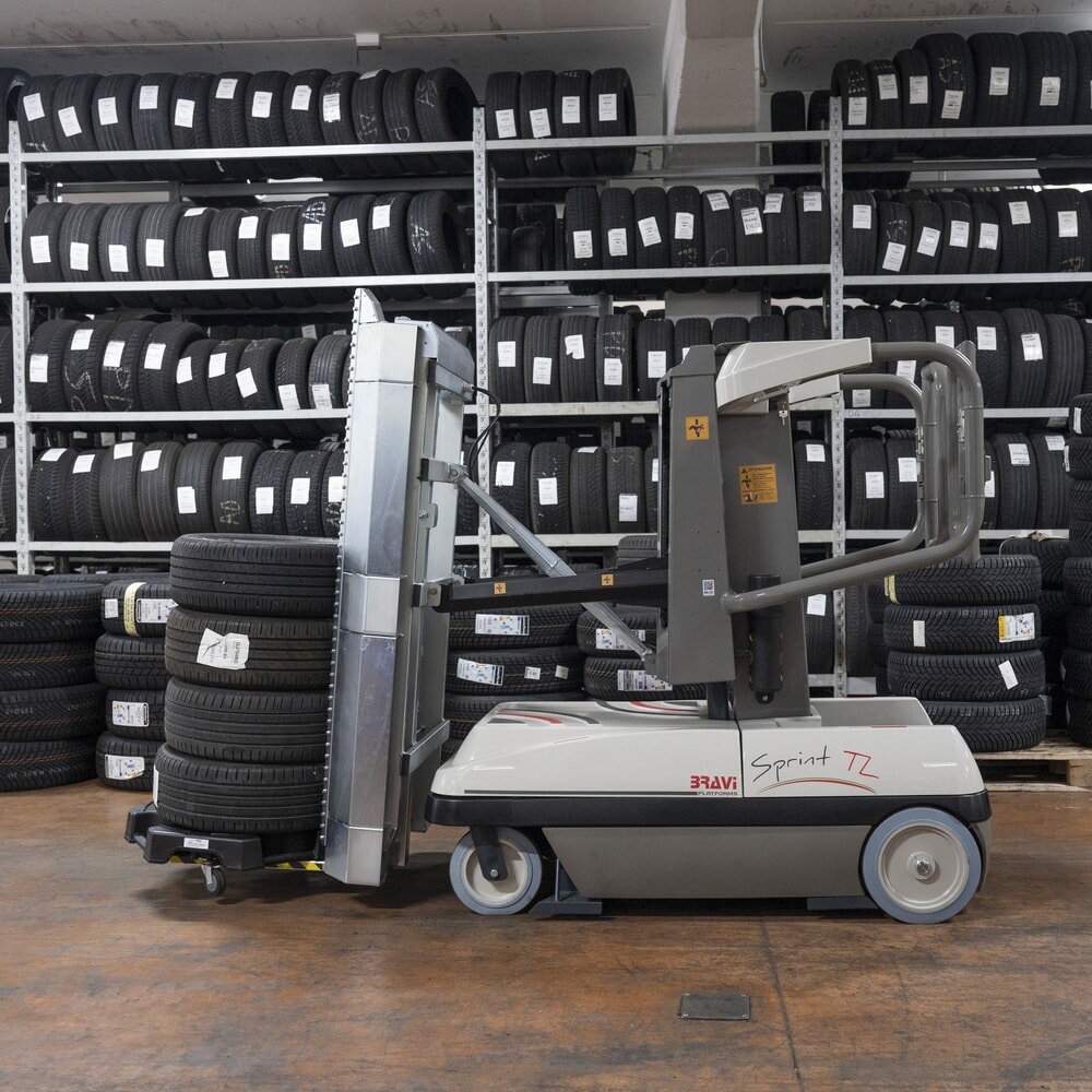 Productafbeelding nr. 6: Bravi® Platforms bandenorderpicker-personenlift Sprint TL