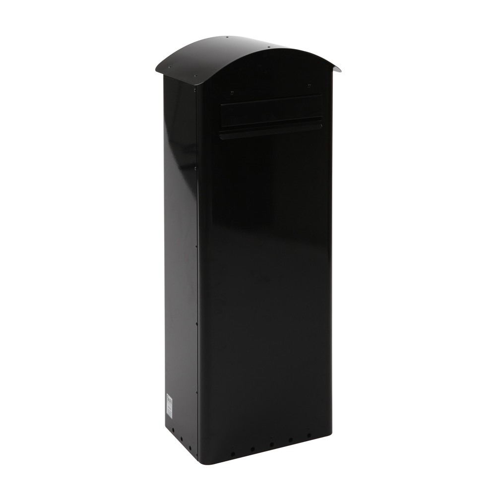 Productafbeelding nr. 3: Brievenbus Rooftop met inwerpklep, van verzinkt staal, hxbxl 985 x 375 x 270 mm, brandbestendig, zwart