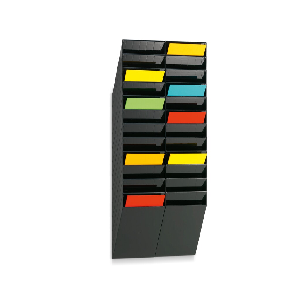 Productafbeelding nr. 1: Brochurehouder DURABLE Flexiboxx, 12x DIN A4, staand formaat, zwart