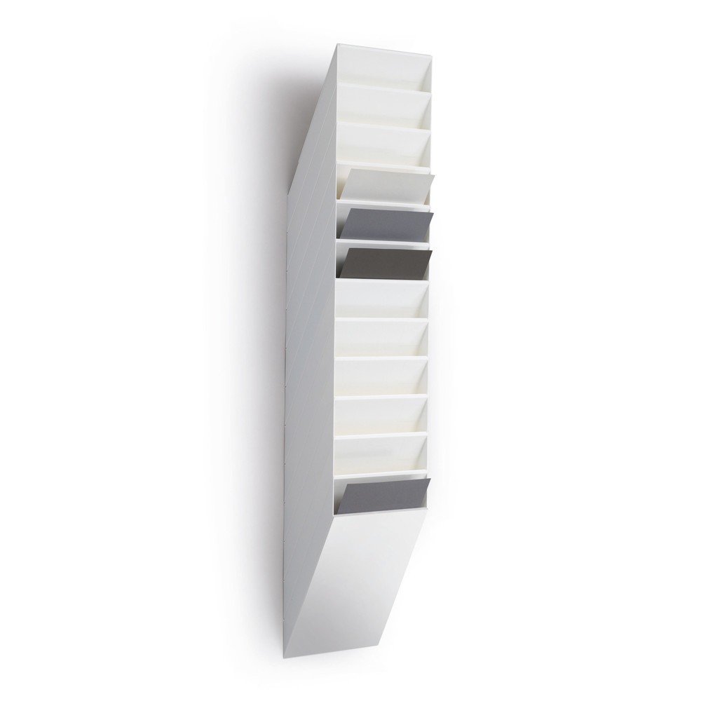 Productafbeelding nr. 1: Brochurehouder DURABLE Flexiboxx, 12x DIN A4, staand formaat, wit