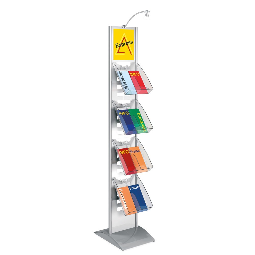 Product afbeelding: Brochurestandaard, 2-zijdig, hxbxd 1.660 x 300 x 400 mm