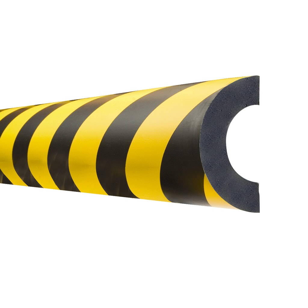 Stootbescherming voor buizen MORAVIA, halfrond, magnetisch, binnen Ø 60 mm, lengte 1 m Product afbeelding: Stootbescherming voor buizen MORAVIA, halfrond, magnetisch, binnen Ø 60 mm, lengte 1 m