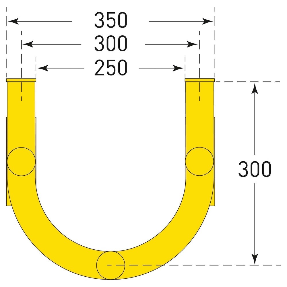 Productafbeelding nr. 3: Buisbescherming voor gebruik buiten, hxb 1.500 x 350 mm