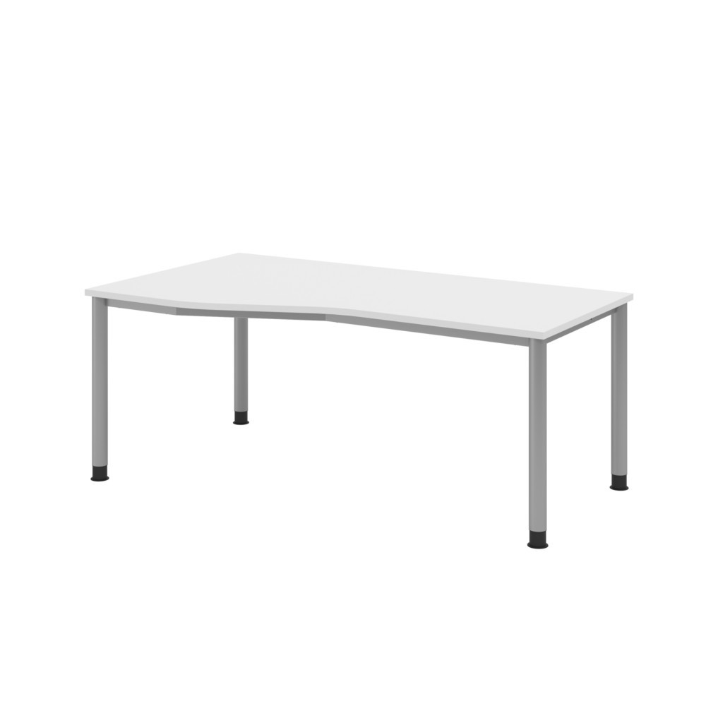 Productafbeelding nr. 1: Bureautafel Akzent, onderstel met 4 poten, bxd 1.800 x 1.000 mm, wit