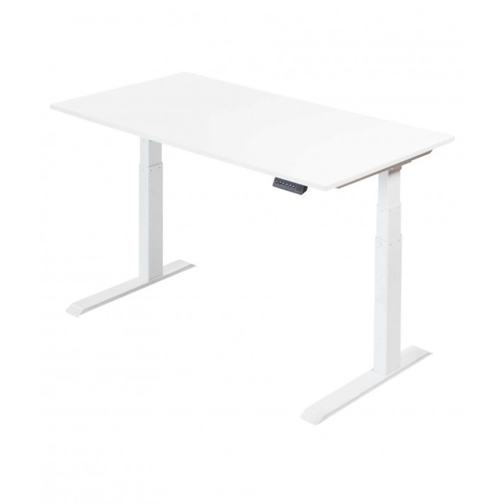 Product afbeelding: Bureau, elektrisch in de hoogte verstelbaar, bxd 1.600 x 800 mm, wit