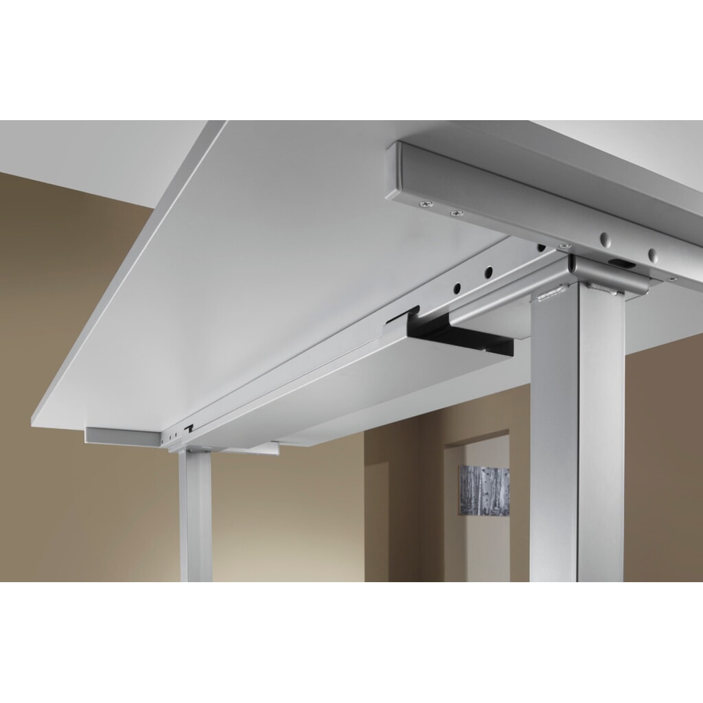 Productafbeelding nr. 6: Zit- / stabureau Hammerbacher el. 200X100 cm wit