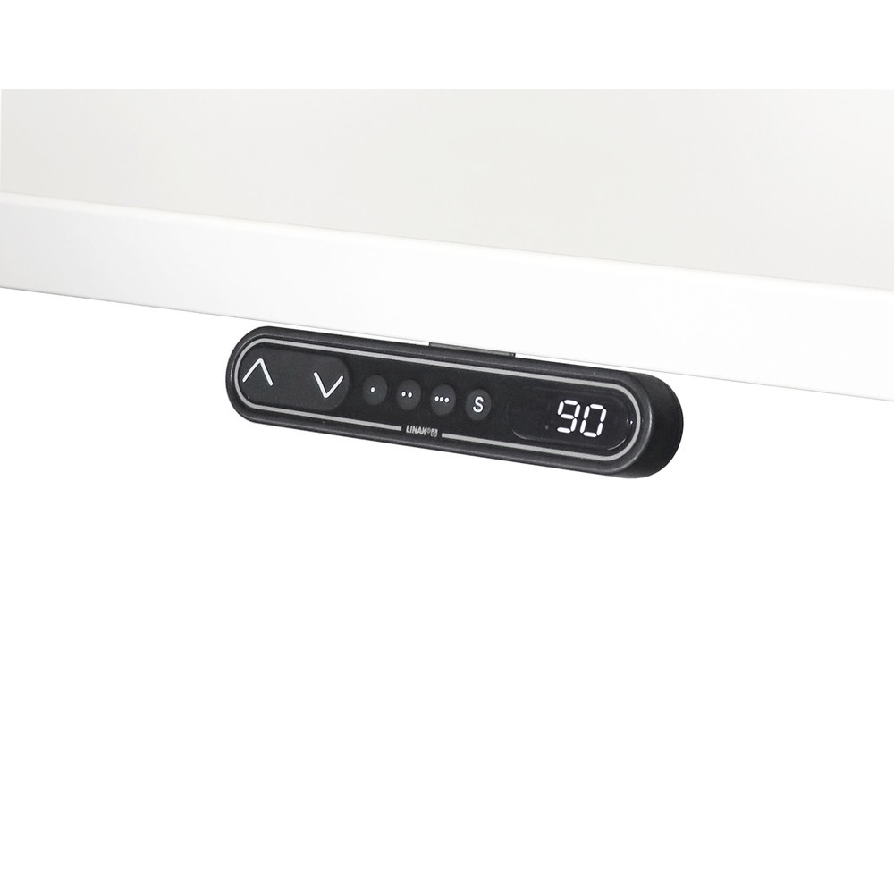 Productafbeelding nr. 4: Zit- / stabureau Hammerbacher el. 200X100 cm wit