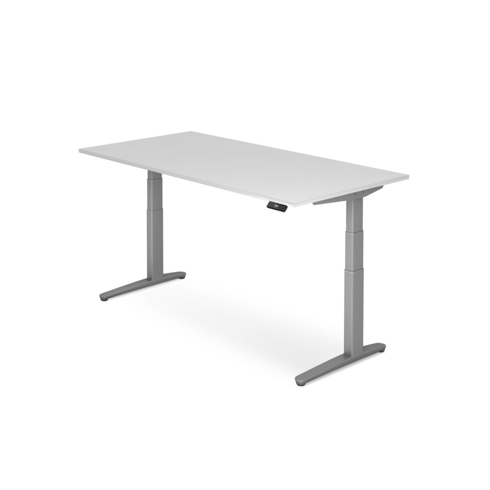 Productafbeelding nr. 1: Bureau met geheugenschakelaar, C-voet in hoogte verstelbaar, bxd 1.600 x 800 mm, wit