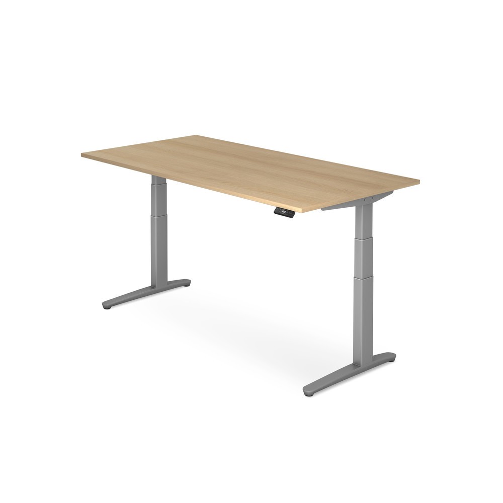 Productafbeelding nr. 1: Bureau met geheugenschakelaar, C-voet in hoogte verstelbaar, bxd 1.600 x 800 mm, eik