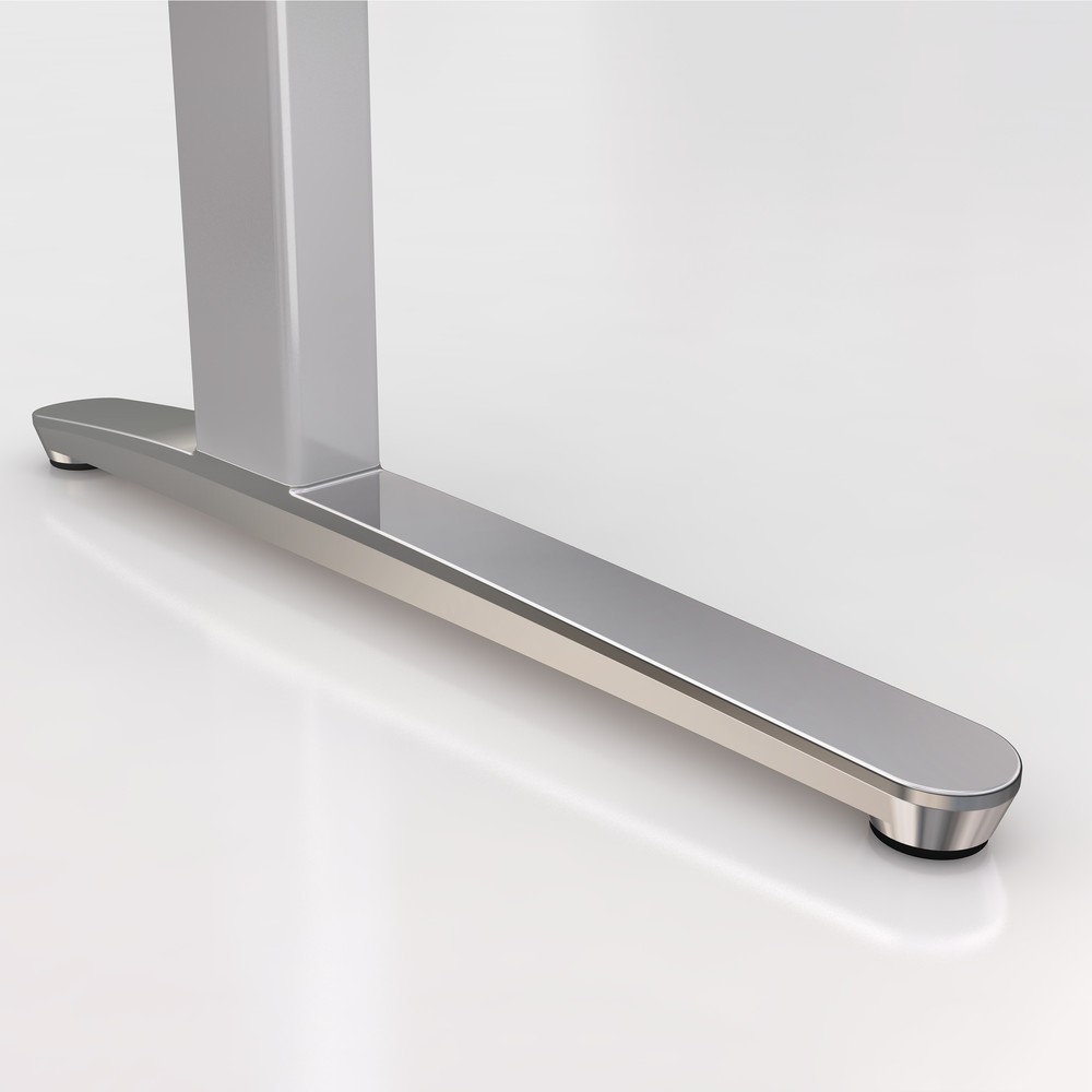 Productafbeelding nr. 2: Bureau met geheugenschakelaar, C-voet in hoogte verstelbaar, bxd 1.600 x 800 mm, grijs